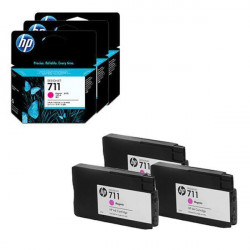 Original HP 711 3-pack 29ml Magenta Ink Cartridges (CZ135A)