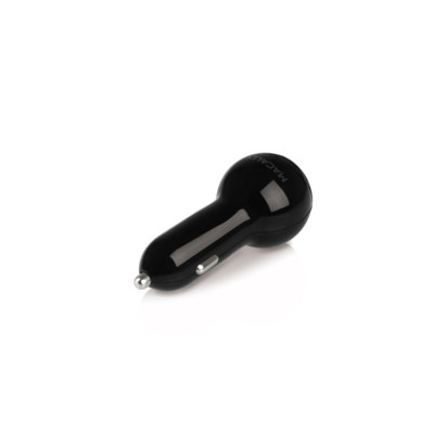 MACALLY 17 Watt Dual Port USB Car Charger For Smart Phone / Tablet