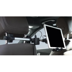 MACALLY Adjustable Car Seat Headrest Mount with Front and Back Seat USB Charger MACALLY Adjustable Car Seat Headrest Mount with Front and Back Seat USB Charger