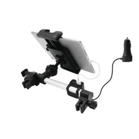 MACALLY Adjustable Car Seat Headrest Mount with Front and Back Seat USB Charger MACALLY Adjustable Car Seat Headrest Mount with Front and Back Seat USB Charger