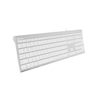 MACALLY Aluminum Ultra Slim USB-C Wired keyboard for Mac and PC MACALLY Aluminum Ultra Slim USB-C Wired keyboard for Mac and PC
