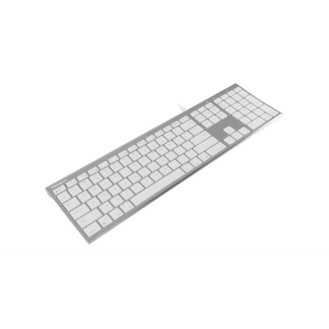 MACALLY Aluminum Ultra Slim USB-C Wired keyboard for Mac and PC MACALLY Aluminum Ultra Slim USB-C Wired keyboard for Mac and PC