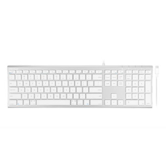 MACALLY Aluminum Ultra Slim USB-C Wired keyboard for Mac and PC MACALLY Aluminum Ultra Slim USB-C Wired keyboard for Mac and PC