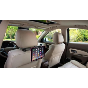 MACALLY Black Dual Position Car Seat Headrest Mount MACALLY Black Dual Position Car Seat Headrest Mount