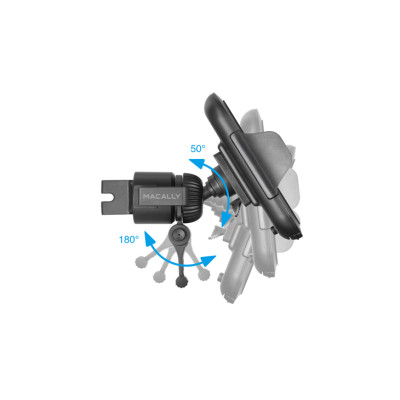 MACALLY Fully Adjustable Car Vent Mount for Smartphones and most GPS MACALLY Fully Adjustable Car Vent Mount for Smartphones and most GPS