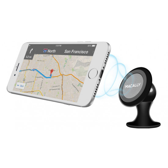 Macally Magnetic Car Dashboard Phone Mount Holder