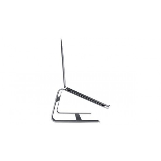 MACALLY Space Gray Aluminum Horizontal Laptop Stand for Laptops and MacBooks up to 17” MACALLY Space Gray Aluminum Horizontal Laptop Stand for Laptops and MacBooks up to 17”