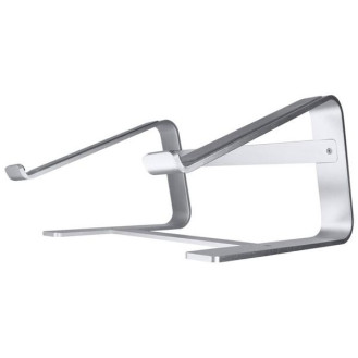 MACALLY Space Gray Aluminum Horizontal Laptop Stand for Laptops and MacBooks up to 17” MACALLY Space Gray Aluminum Horizontal Laptop Stand for Laptops and MacBooks up to 17”
