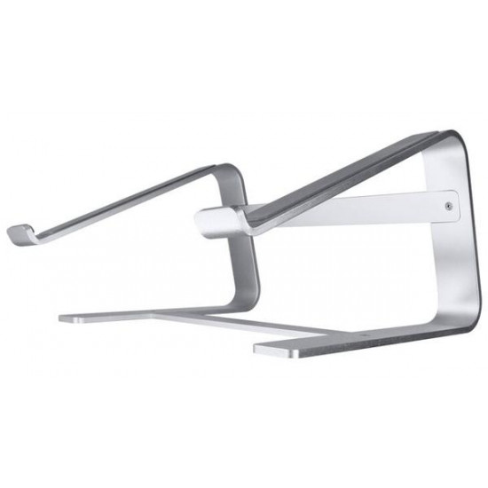 MACALLY Space Gray Aluminum Horizontal Laptop Stand for Laptops and MacBooks up to 17” MACALLY Space Gray Aluminum Horizontal Laptop Stand for Laptops and MacBooks up to 17”