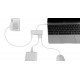 MACALLY USB-C to USB-A Hub with USB-C Charging Port