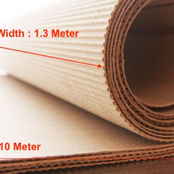 Corrugated Paper Roll - Single Facer - Width: 51" ( 1.3 M )  x Length : 10M