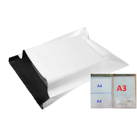 Courier Bag with Pocket A3 (305 x 435mm) - Plain - 100pcs Packing Material image
