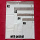 Courier Bag with Pocket A4 (255x330mm) - Plain - 100pcs