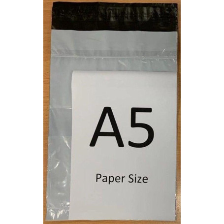 Showing image for Courier Bag with Pocket A5 (180x260mm) - Plain - 100pcs Courier Bag with Pocket A5 (180x260mm) - Plain - 100pcs Packing Material image