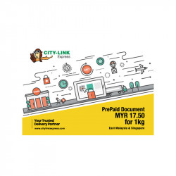 CITY-LINK EXPRESS Prepaid Document 1kg to East Malaysia & Singapore