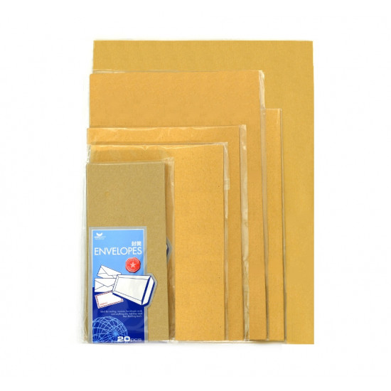 Unicorn Giant Brown Envelope ( 152mm x 229mm / 5 Pcs ) UE-6"X9"
