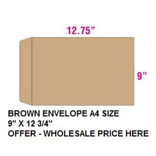 Showing image for Unicorn Giant Brown Envelope ( 229mm x 323mm / 5 Pcs ) UE-9 Unicorn Giant Brown Envelope ( 229mm x 323mm / 5 Pcs ) UE-9