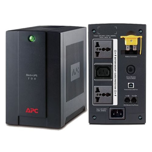 APC Back-UPS 700VA, 230V, AVR, Universal and IEC Sockets BX700U-MS Uninterruptible Power Supply (UPS) image